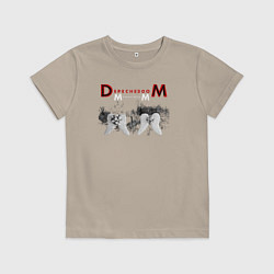 Футболка хлопковая детская Depeche Mode 2023 Memento Mori - Angels 07, цвет: миндальный