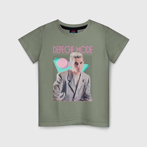 Детская футболка Depeche Mode 80s Dave / Авокадо – фото 1