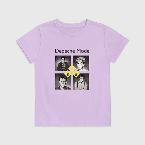 Детская футболка Depeche Mode - DM retro / Лаванда – фото 1