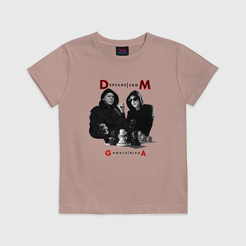 Детская футболка Depeche Mode - Ghosts Again Memento Mori / Пыльно-розовый – фото 1