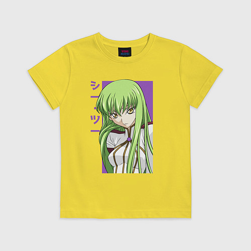 Детская футболка СС Код Гиас / Желтый – фото 1