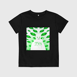 Футболка хлопковая детская Демон - Phonk, цвет: черный