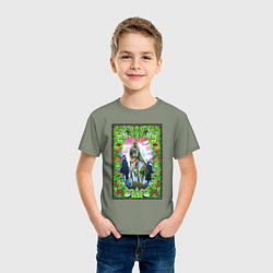 Футболка хлопковая детская Pepe knight, цвет: авокадо — фото 2