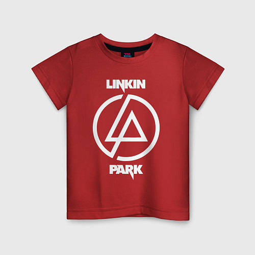 Детская футболка Linkin Park logo / Красный – фото 1