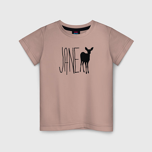 Детская футболка Джейн с футболки Макс из Life is Strange / Пыльно-розовый – фото 1