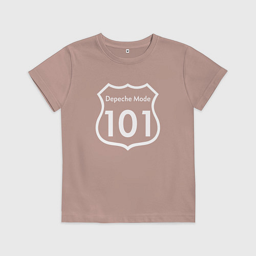 Детская футболка Depeche Mode - 101 / Пыльно-розовый – фото 1