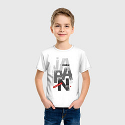 Футболка хлопковая детская Япония - страна восходящего солнца, цвет: белый — фото 2