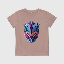 Футболка хлопковая детская Transformers art, цвет: пыльно-розовый