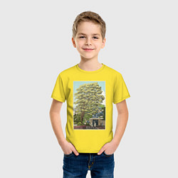 Футболка хлопковая детская Хаяо Миядзаки - studio ghibli, цвет: желтый — фото 2