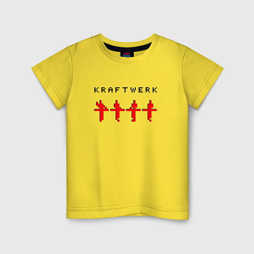 Детская футболка Kraftwerk - three d / Желтый – фото 1