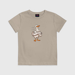 Детская футболка Важный гусь