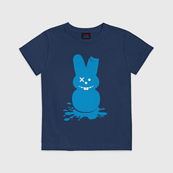 Футболка хлопковая детская Blue bunny, цвет: тёмно-синий