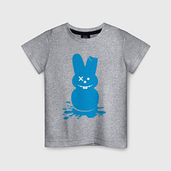 Футболка хлопковая детская Blue bunny, цвет: меланж