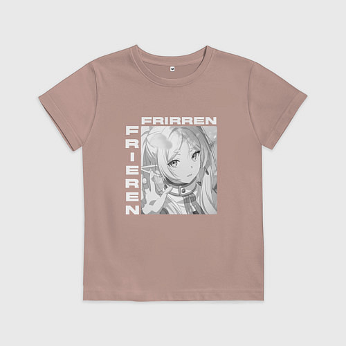 Детская футболка Friren bw / Пыльно-розовый – фото 1