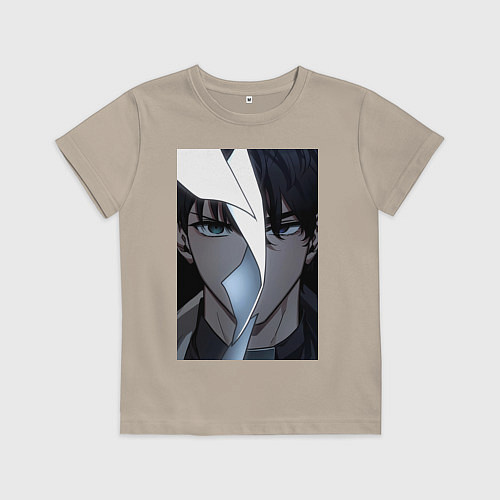 Детская футболка Всеведущий читатель Ким Докча и Ю Чжун Хек / Миндальный – фото 1