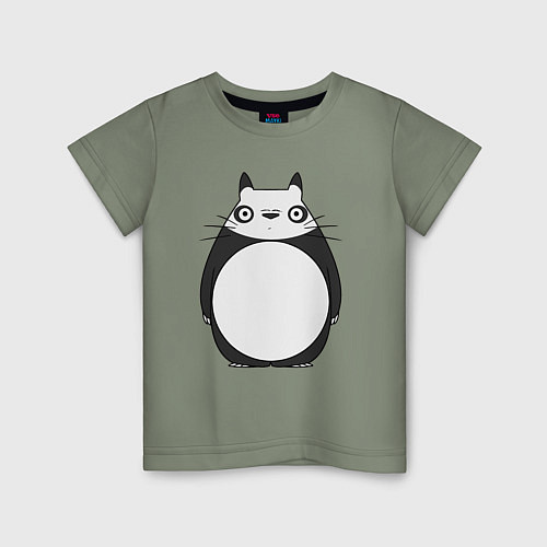 Детская футболка Тоторо панда / Авокадо – фото 1