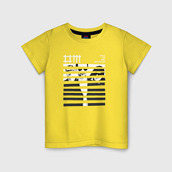 Футболка хлопковая детская Depeche Mode - SOTU merch, цвет: желтый