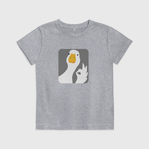 Детская футболка Гусь-нормусь / Меланж – фото 1