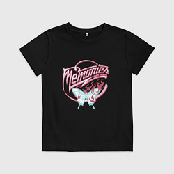 Футболка хлопковая детская Воспоминания вместо сожаления, цвет: черный