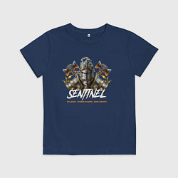 Футболка хлопковая детская Sentinel - Last Epoch, цвет: тёмно-синий