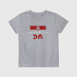 Футболка хлопковая детская Depeche Mode - spirit style, цвет: меланж