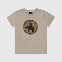 Футболка хлопковая детская Мятежники-карфагеняне Rome: Total War, цвет: миндальный
