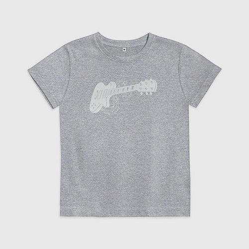 Детская футболка Rock guitar / Меланж – фото 1