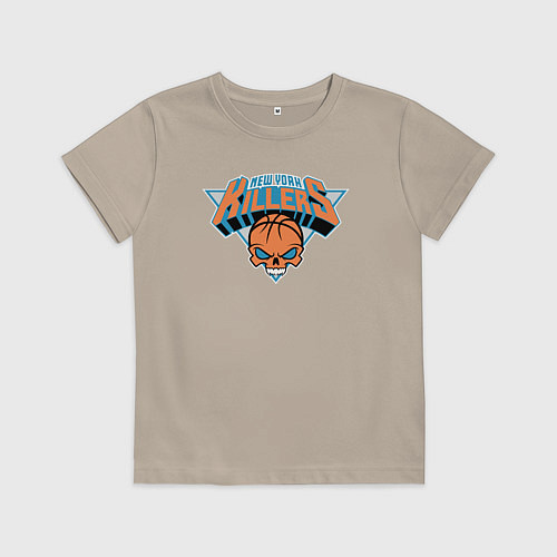 Детская футболка New York killers / Миндальный – фото 1