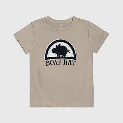 Футболка хлопковая детская Семь смертных грехов Хоук, цвет: миндальный