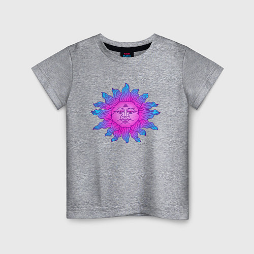 Детская футболка Холодное солнце / Меланж – фото 1