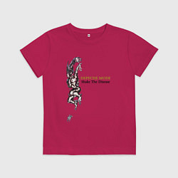 Футболка хлопковая детская Depeche Mode - Shake the disease single, цвет: маджента