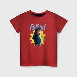 Футболка хлопковая детская Lucy - Fallout, цвет: красный