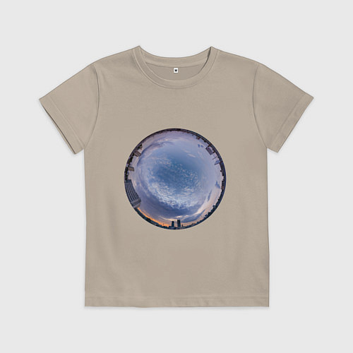 Детская футболка Небо 029 / Миндальный – фото 1