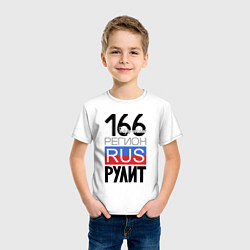 Футболка хлопковая детская 166 - Свердловская область, цвет: белый — фото 2