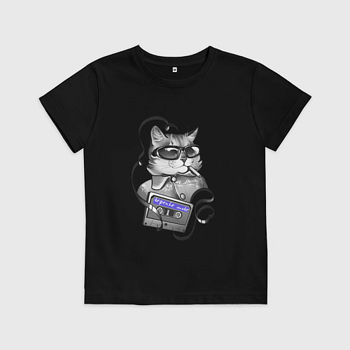 Детская футболка Depeche Mode - Depeche cat / Черный – фото 1