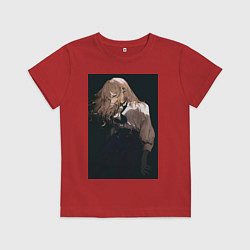 Футболка хлопковая детская Ведьма и чудовище Гидо, цвет: красный
