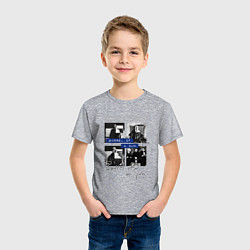 Футболка хлопковая детская Depeche Mode - Barrel of a gun ep, цвет: меланж — фото 2