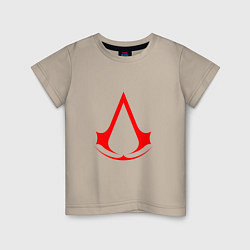 Детская футболка Red logo of assassins