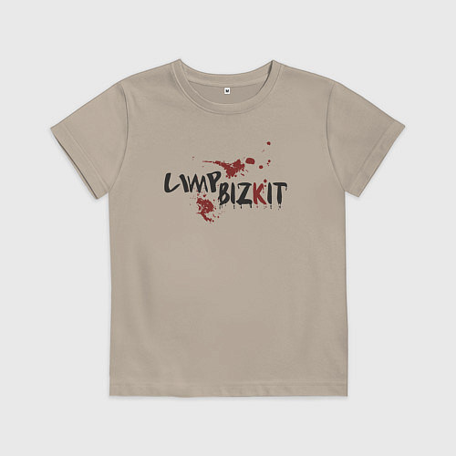 Детская футболка Limp bizkit group / Миндальный – фото 1
