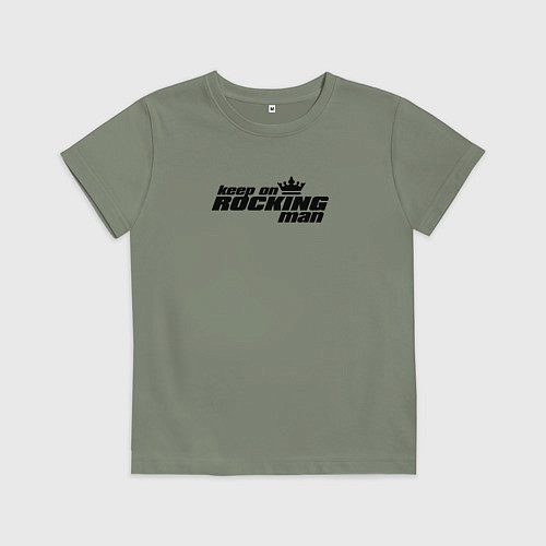 Детская футболка Rocking / Авокадо – фото 1