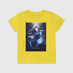 Футболка хлопковая детская О моём перерождении в слизь Римуру Темпест в маске, цвет: желтый