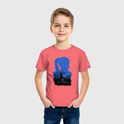 Футболка хлопковая детская Hellblade - Senua, цвет: коралловый — фото 2