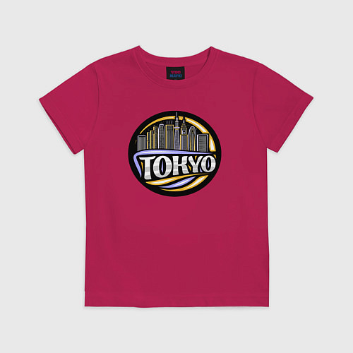 Детская футболка Tokyo / Маджента – фото 1