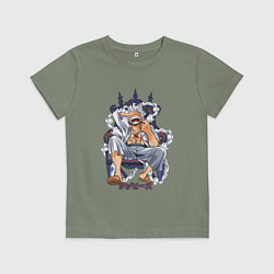 Детская футболка One piece дым smoke