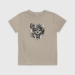 Футболка хлопковая детская Путь к свету, цвет: миндальный