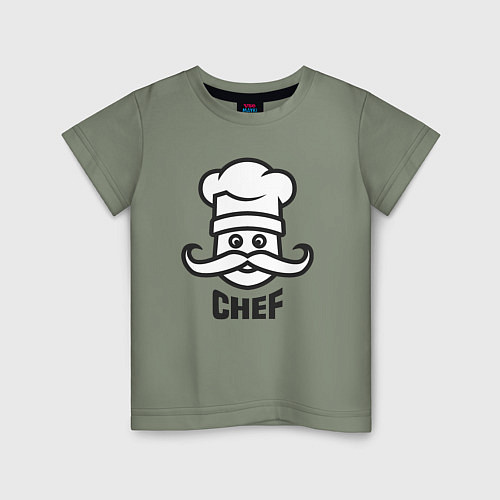 Детская футболка Chef / Авокадо – фото 1