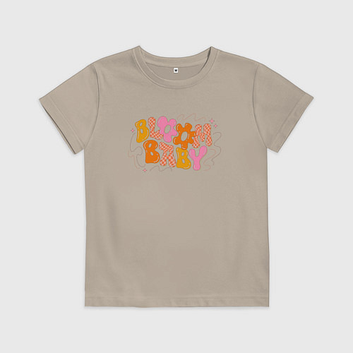 Детская футболка Bloom baby / Миндальный – фото 1