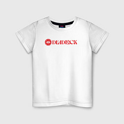 Детская футболка Deadlock red logo