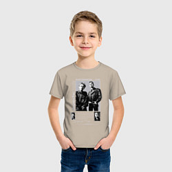 Футболка хлопковая детская Depeche Mode - Black Celebration, цвет: миндальный — фото 2