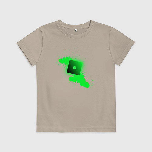Детская футболка Roblox splash / Миндальный – фото 1